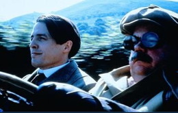 Der Engländer, der auf einen Hügel stieg und von einem Berg herunterkam