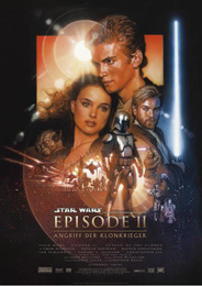 Filmplakat Star Wars - Episode II - Angriff der Klonkrieger