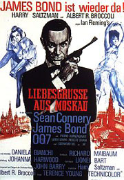 Filmplakat James Bond 007 - Liebesgrüße aus Moskau