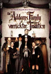Filmplakat Die Addams Family in verrückter Tradition