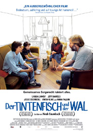 Filmplakat Der Tintenfisch und der Wal