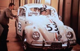 Herbie groß in Fahrt