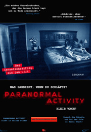 Filmplakat Paranormal Activity