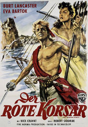 Filmplakat Der rote Korsar