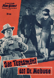 Filmplakat Das Testament des Dr. Mabuse