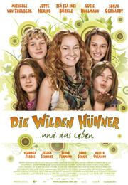 Filmplakat Die wilden Hühner und das Leben
