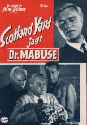 Filmplakat Scotland Yard jagt Dr. Mabuse